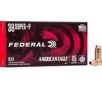 Federal AE38S3 American Eagle 38 Super +P 115 gr Jacketed Hollow Point (JHP) Ammo Handgun Ammo – 50 Rounds
