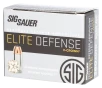 SIG SAUER Elite Performance JHP .380 ACP 90 Grain V-Crown Handgun Ammo