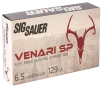 SIG SAUER Venari SP 6.5 Creedmoor 129 Grain Soft-Point Hunting Ammo
