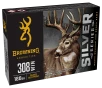 Browning Silver Series .308 Winchester 180 Grain Plated Soft Point Centerfire Rifle Ammo