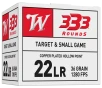 Winchester Target &amp; Small Game .22 Long Rifle 36 Grain Rimfire Ammo - 333 Rounds