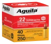 Aguila Prime .22 Super Extra Copper Plated Rimfire Ammo - .22 Long Rifle - 40 Grain - 250 Rounds