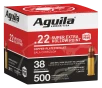 Aguila Super Extra .22LR 38 Grain High Velocity Rimfire Ammo - 500 Rounds