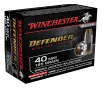 Winchester PDX1 .40 S&amp;W 165 Grain Jacketed Hollow Point Centerfire Bonded Handgun Ammo