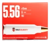 True Velocity Polymer-Cased 5.56x45mm 55 Grain FMJ Rifle Ammo