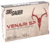 SIG SAUER Venari SP .30-06 Springfield 165 Grain Soft-Point Hunting Ammo