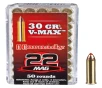 Hornady .22 WMR V-Max Rimfire Ammo