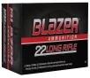 CCI Blazer .22 LR 40 Grain Rimfire Ammo - 50 Rounds