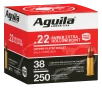 Aguila Super Extra .22LR 38 Grain High Velocity Rimfire Ammo - 250 Rounds