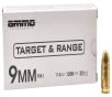Ammo Inc. Target &amp; Range 9mm Luger 115 Grain Handgun Ammo