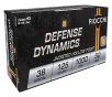 Fiocchi Shooting Dynamics .38 Special 125 Grain Semi-Jacketed HP Handgun Ammo