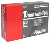 Aguila Full Metal Jacket Centerfire Handgun Ammo - 10mm - 180 Grain