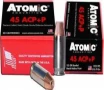 Atomic 00458 Pistol  45 ACP +P 185 gr Bonded Match Hollow Point 20 Bx/ 10 Cs
