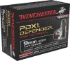 Winchester Ammo S9MMPDB1 Defender  9mm Luger 147 gr Bonded Jacket Hollow Point 20 Bx/ 10 Cs