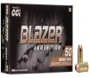 CCI 5220 Blazer Brass 40 S&amp;W 180 gr Full Metal Jacket (FMJ) 50 Bx/ 20 Cs