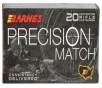 Barnes Bullets 30166 Precision Match  6.5 Creedmoor 140 gr Open Tip Match Boat Tail 20 Box