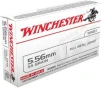 Winchester Ammo Q3131KY USA 5.56x45mm NATO 55 gr Full Metal Jacket Rifle Ammunition 20rd Box