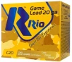 RIO 20 GAUGE 2 3/4&#039; 1 OZ #6 1250 FPS GAME LOAD SHOTGUN AMMUNITION - 25rd BOX