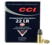 CCI 0035 Standard Velocity  22 LR 40 gr Lead Round Nose (LRN) 50 rd Box