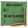 Sellier &amp; Bellot 300BLKSUBA Rifle  300 Blackout 200 gr Full Metal Jacket 20 Bx/ 50 Cs