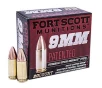 Fort Scott Munitions 9mm Nickel 115 gr Tumble Upon Impact (TUI) 20rd Box