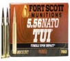 Fort Scott Munitions 5.56 NATO 70 gr Tumble Upon Impact (TUI) 20rd Box