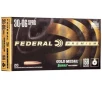 Federal GM3006M Gold Medal 30-06 Springfield 168 gr Sierra MatchKing Boat-Tail Hollow Point (BTHP) 20 Bx/ 10 Cs