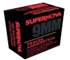 PINEY MOUNTAIN AMMUNITION AMO 9MM 119GR FMJ RED TRACER 20RD ( 10 BOXES PER CASE )