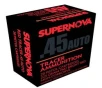 PINEY MOUNTAIN AMMUNITION AMO 45 AUTO 225GR FMJ RED TRACER 20RD ( 10 BOXES PER CASE )
