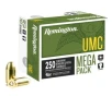 Remington Ammo 23781 UMC Mega Pack .45 ACP 230 Gr Full Metal Jacket (FMJ) 250rds