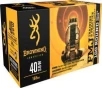 Browning Ammo B191800404 Training &amp; Practice  40 S&amp;W 165 gr Full Metal Jacket (FMJ) 100 Bx/ 5 Cs (Value Pack)