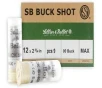 Sellier &amp; Bellot SB12BSG Shotgun  12 Gauge 2.75&quot; 9 Pellets 00 Buck Shot 25 Bx/ 10 Cs
