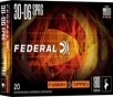 FEDERAL FUSION 30-06 SPRINGFIELD 180GR SP 20RD BOX