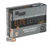 Sig Sauer Elite Defense V-Crown 9mm, 115gr JHP, 50rd Box