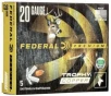 FEDERAL PREMIUM SHOTSHELL AMO 20GA 2-3/4 275GR FREIGHT TRAIN COPPER SABOT SLUG 5RD (10 BOX CASE)
