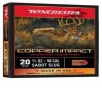 Winchester Ammo X20CLF Deer Season XP Copper Impact 20 Gauge 2.75&quot; 1 oz Sabot Slug Shot 5 Bx/ 20 Cs