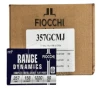 Fiocchi 357GCMJ Training Dynamics 357 Mag 158 Gr Copper Metal Jacket Flat Point 1000rd CASE
