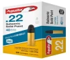 Aguila Subsonic .22lr, 40gr Solid Point, 50rd Box