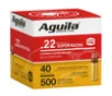 Aguila Super Extra Rimfire 22 LR 40 Grain Copper Plated