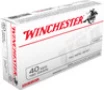 Winchester USA 40 S&amp;W 180 Grain Full Metal Jacket