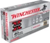 Winchester Ammo WC402 Super-X 40 S&amp;W 180 gr Winclean Brass Enclosed Base