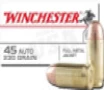 Winchester USA .45 Auto 230 Grain FMJ