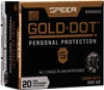 Speer Gold Dot 10mm 200 Grain Auto Hollow Point Ammo