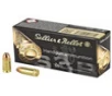 Sellier &amp; Bellot 9mm Luger 124 Grain Jacketed Hollow Point