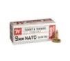 Winchester 9mm Nato 124gr FMJ Ammunition