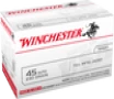 Winchester USA 45ACP 230 Grain Full Metal Jacket 100 Round Box