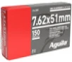 Aguila Target &amp; Range 7.62x51mm NATO 150 Grain Full Metal Jacket Boat Tail