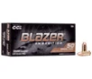 CCI 5201 Blazer Brass 9mm Luger 124 gr Full Metal Jacket