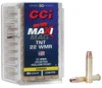 CCI Maxi-Mag TNT .22 WMR 30gr JHP Ammunition 50-Rounds