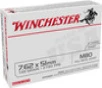 Winchester WM80W M80 7.62mm 149gr FMJ Ammunition 20-Rounds